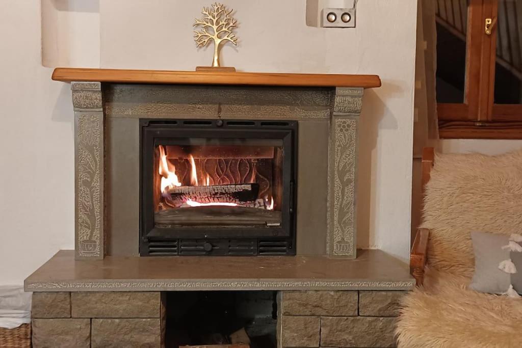 Cozy Loft With Fireplace & View Metsovo Exterior photo