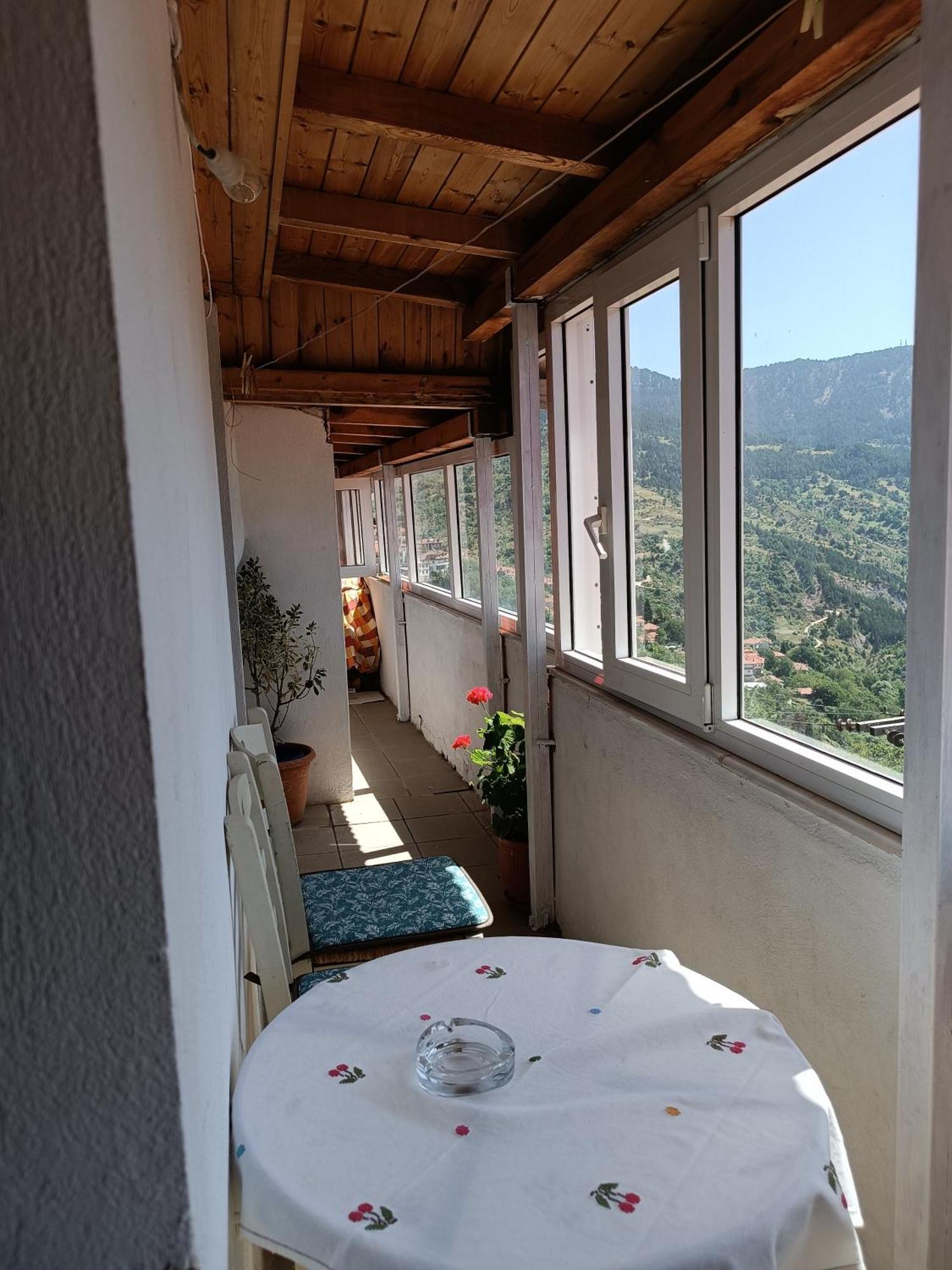 Cozy Loft With Fireplace & View Metsovo Exterior photo